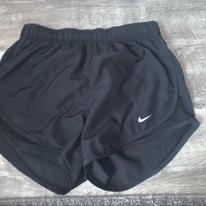 black nike shorts